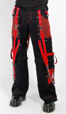 Tripp NYC Symbol Pants Black and Red