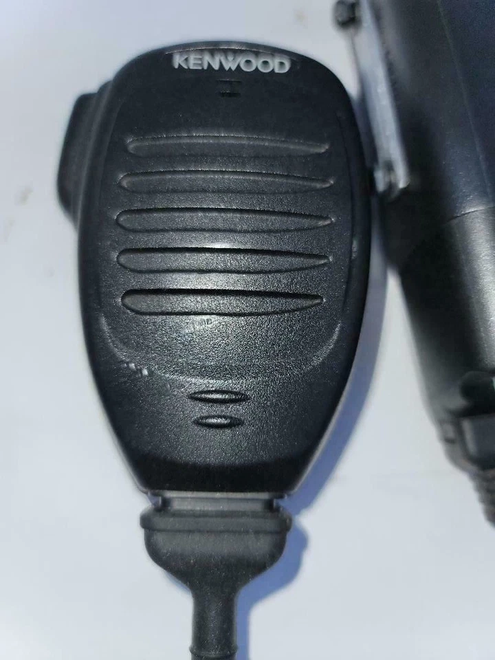 Kenwood TK-8180HK Transceptor Radio Estación Base Control Cabezal Micrófono Soporte Foto 3 de 4