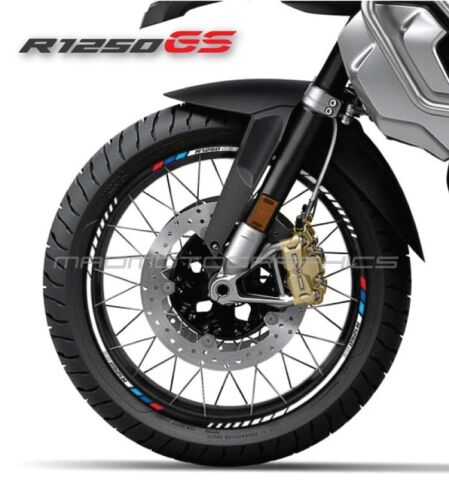 BMW R1250 GS motorrad stickers rim streifen Felgen Aufkleber R1250GS Adventure - Bild 1 von 3