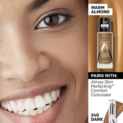Almay Skin Perfecting Comfort Matte Foundation, Fragrance Free (Pick Your Shade) - Picture 23 of 23