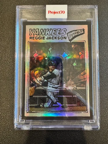 Reggie Jackson Rainbow FOIL Topps Project70 #721 Joshua Vides /70 Yankees