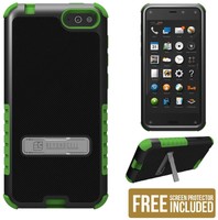 Green Tri-shield Soft Skin Hard Case Stand Screen Saver For Amazon Fire Phone on sale Green Tri-shield Soft Skin Hard Case Stand Screen Saver For Amazon Fire Phone on sale