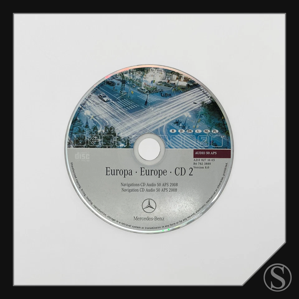 Mercedes-Benz Europa Navigations-CD AUDIO 50 APS 2008 A2118271665  CLS E SLK - Bild 3 von 4
