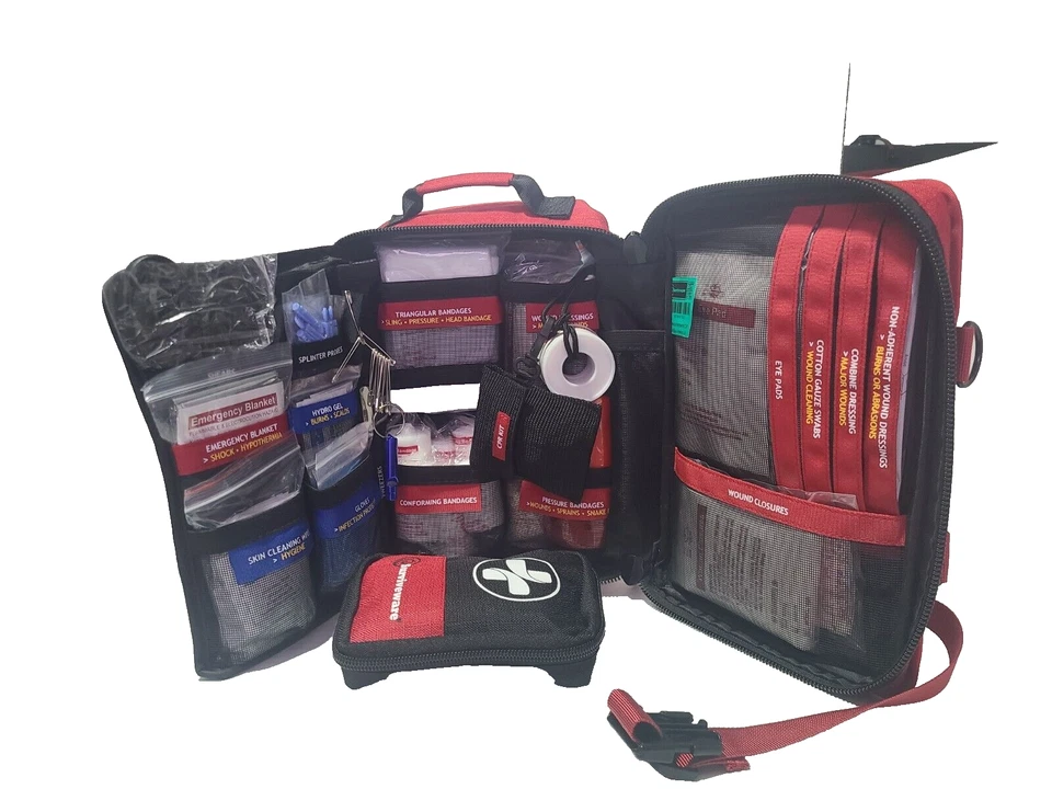 Surviveware FAK002 Travel First Aid Kit - Red - Image 2 of 4