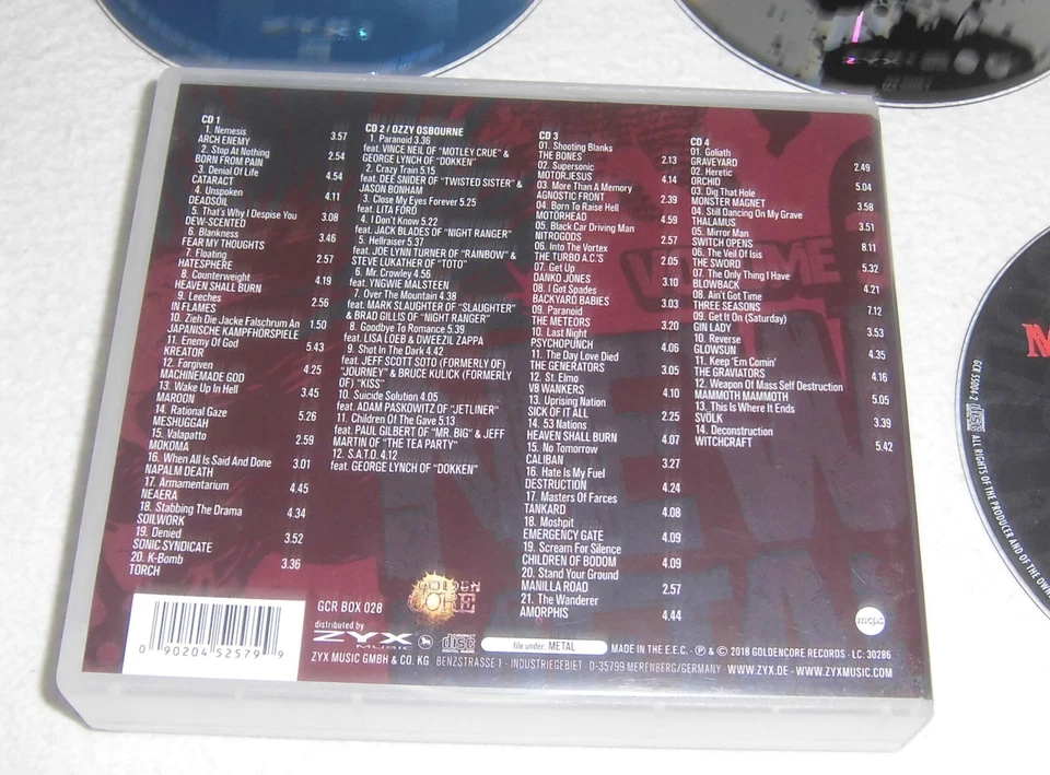 Coffret New Metal Collector Volume 3 [4CD] Ozzy Osbourne Metal Ink... *JRF - Photo 2/2