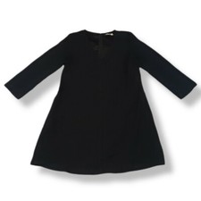 Gap Dress Size Small Long Sleeve 100% Polyester Women's Casual Black Dress Used 