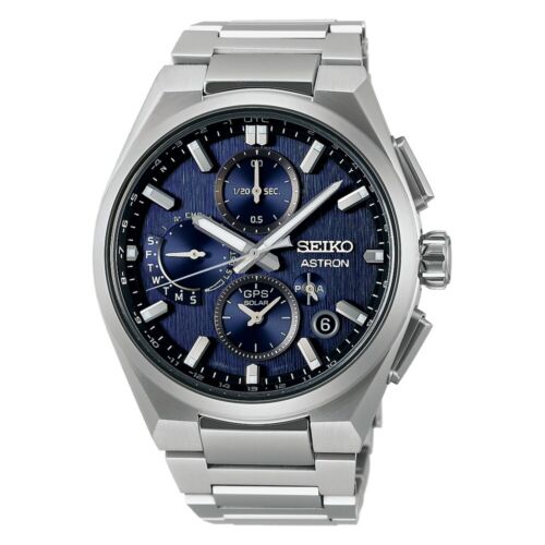 Seiko Astron GPS Solar radio titanium men's watch SBXC161/SSH161 - Picture 2 of 6