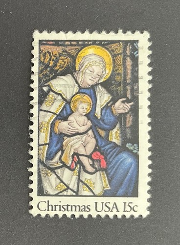 50 stamps for Art or Crafting - 15 cents U.S. #1842 - Christmas Madonna & Child - Picture 2 of 2