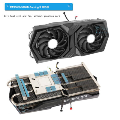 For MSI RTX3060 3060Ti 3070 3070Ti GAMING X/Z Trio Graphics Card Cooler with Fan