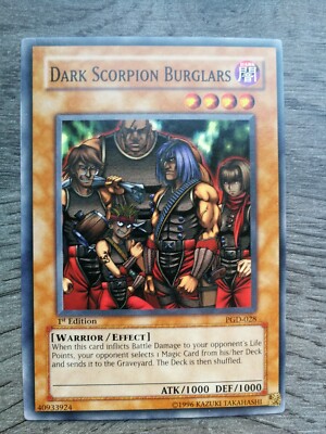 Yu-Gi-OH! Dunkler Skorpion - Einbrecher PGD-028, 1.Edition, Englisch
