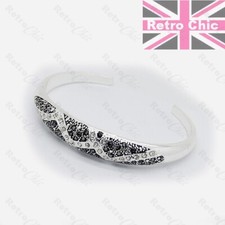 MARKASIT KRISTALL Vintage Silber Strass ARMRE...