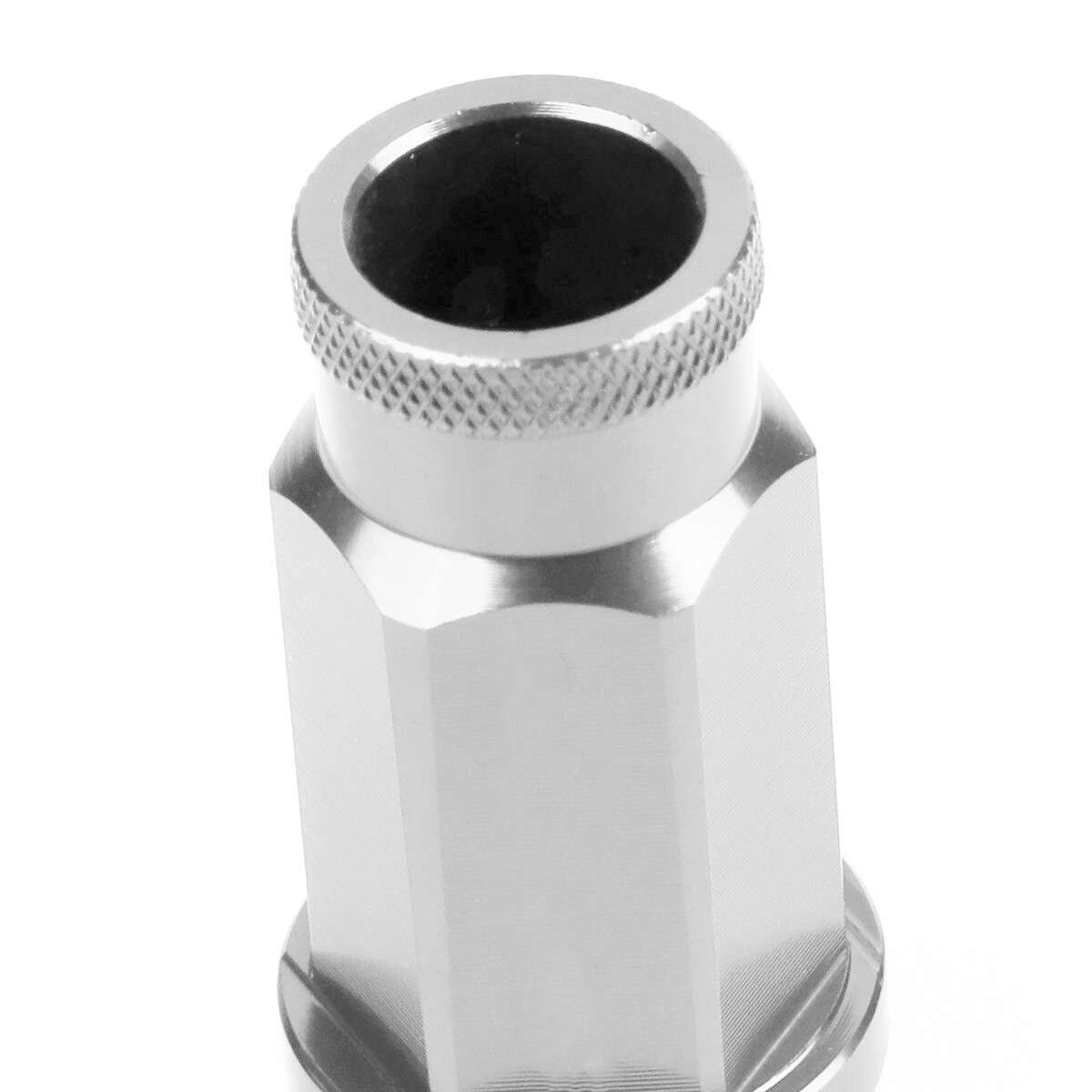 20pcs Silver Racing Extended Open End Tip Steel Wheel Lug Nuts M12x1.5