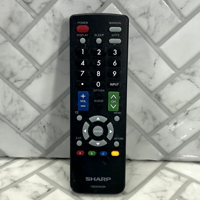 OEM Sharp GB244WJSA Remote Control Clean Tested & Works SEE VIDEO