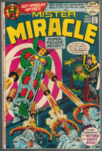 Mister Miracle 7 1st Big Barda Cover! Giant by Jack Kirby VF/NM 1972 DC