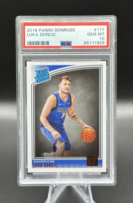 2018-19 Donruss #177 LUKA DONCIC Rated Rookie (RC) ? PSA 10 - GEM 