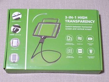 10X Magnifying Glass Light Hands Free Large Reading Full Book Page Magnifier