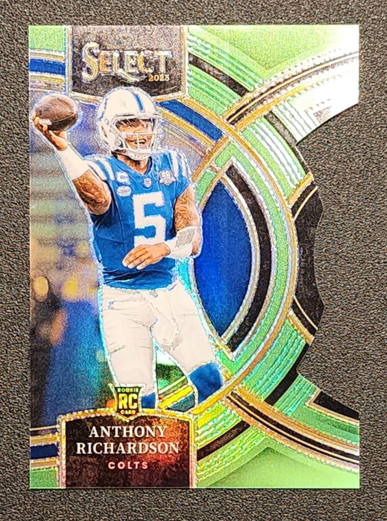 2023 Select Neon Green Prizm Die Cut Anthony Richardson /499 Rookie Rc #117 NFL