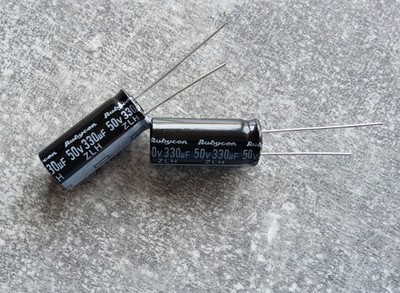 Rubycon 330uF 50V 105°C ZLH ELKO Kondensator Radial Menge Wählbar 1-10 Stück
