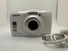 Nikon COOLPIX W100 13.2MP Digital Camera White Used