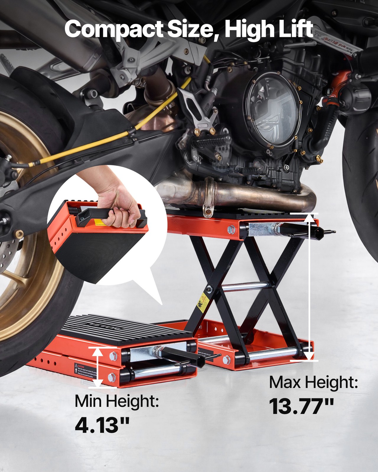 Table elevatrice moto ciseau VEVOR 680kg pour levage en atelier
