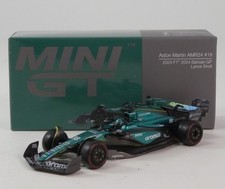 MINI GT Aston Martin AMR24 #18 Lance Stroll Bahrain GP 2024 1/64