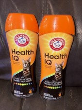 Arm  Hammer Health IQ Cat Litter Additive w/ Color Health Indicator -2 Pack NEW