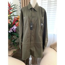 NWT GU (Uniqlo) UNDERCOVER Jun Takahashi Silent Noise Tunic Shirt Olive Green XL