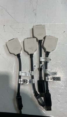 Dell 023NVR DisplayPort DP to DVI-D Adapter Cable BizLink Lot Of 4