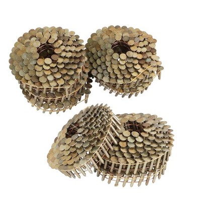 3600 Count Roofing Nails 15 Degree 3/4 Inch x 0.12 Inch Collated Wire Coil Fu...