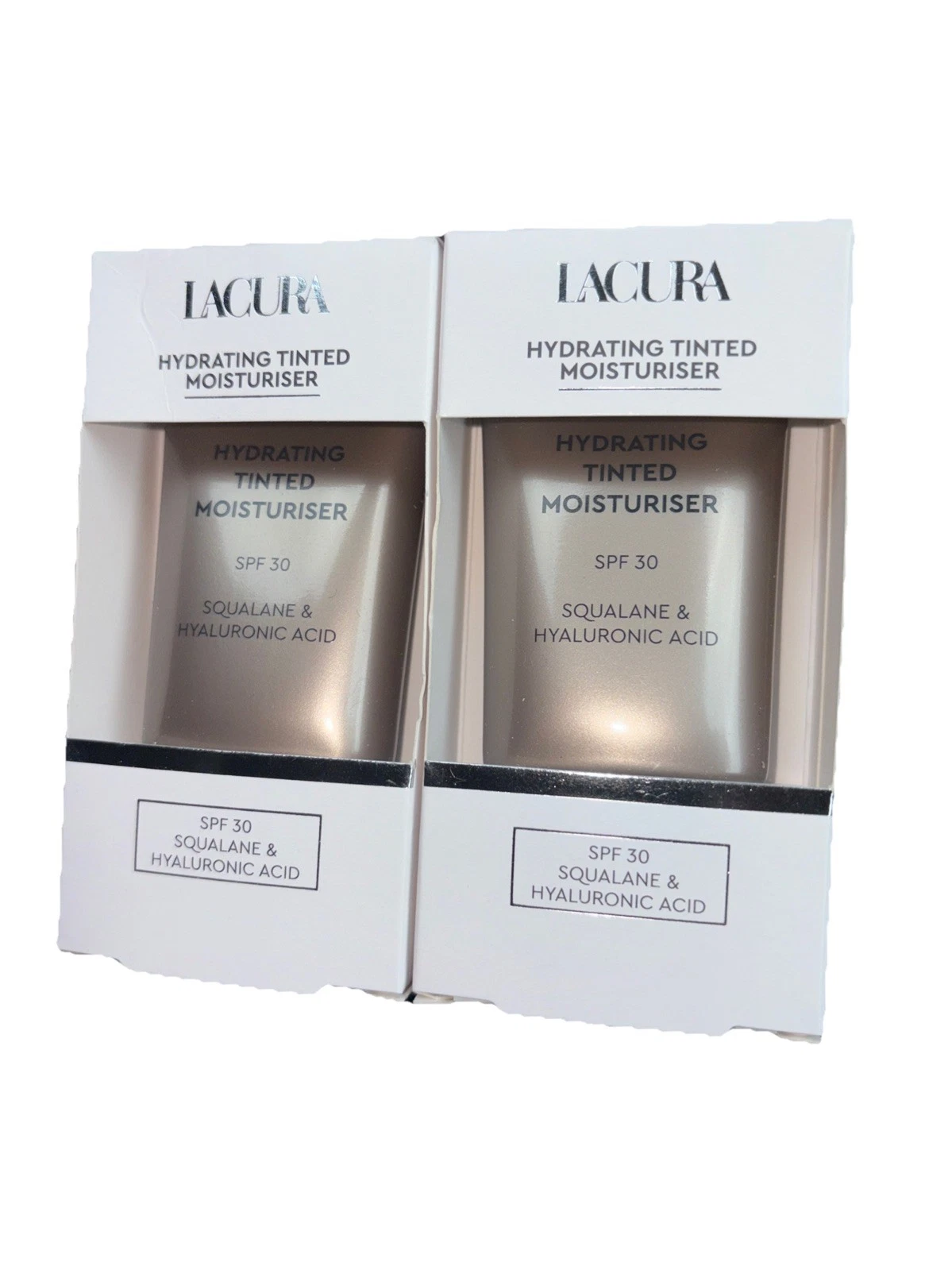Two PACK Lacura Hydrating Tinted Moisturiser Shade 4