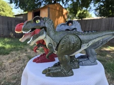 Robo Alive Attacking T-Rex Dinosaur Battery-Powered Robotic Toy LOT OF 3