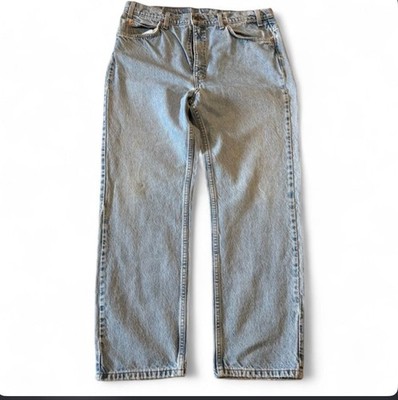 Vintage 90's Levi's 505 Orange Tab Straight Leg Jeans Light Wash 36/30 Brazil