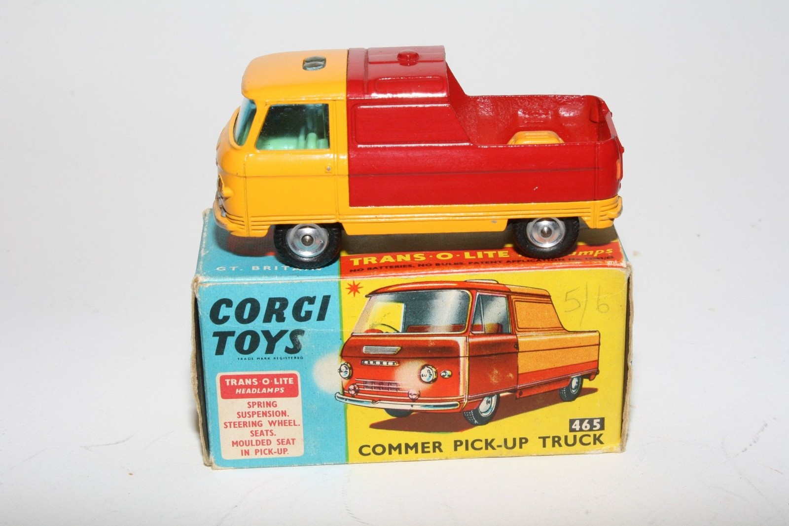 Corgi 465, Commer Pick-Up - Free Price Guide & Review