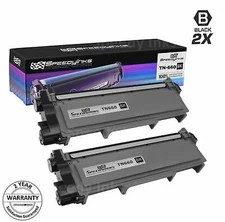 2pk TN660 for Brother Compatible Black High Yield Toner Cartridge TN-660 TN630
