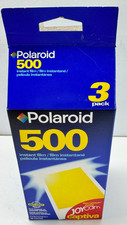 Polaroid 500 3 pack film 2 Expired 2001 Instant film 10 photos Joycam Captiva