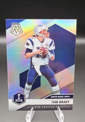 2021 Panini Mosaic - Super Bowl MVPs Tom Brady #283 Silver Prizm