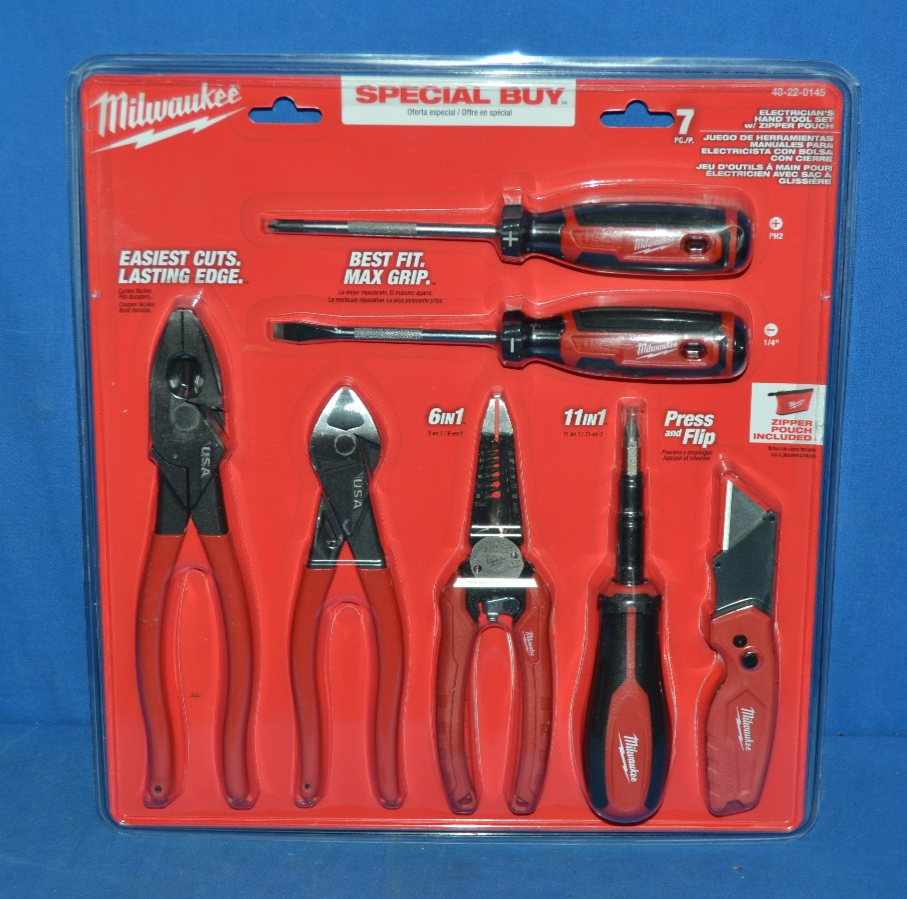 Milwaukee 48-22-0145 Electrician's Hand Tool Set