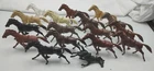 Vintage Fort Apache Marx Playset Cavalry Horse Figures w/ Fallen Horse Group #2