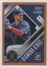 2018 Panini Donruss Optic Diamond Kings Orange Prizm 119/199 Corey Kluber #5 1u0
