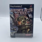 AirForce Delta Strike (Sony PlayStation 2, 2004) PS2 W/manual Tested Free Ship