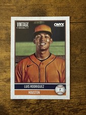 2026 Onyx Baseball Luis Rodriguez Base Card Houston Astros # OV-LURO