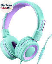 P10 Kids Headphones with Microphone Stereo Headphones for Children Boys Girls,Ad