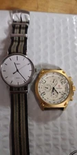 Lot of 2 Watches Timex Weekender Fairfield / Unknown Quartz