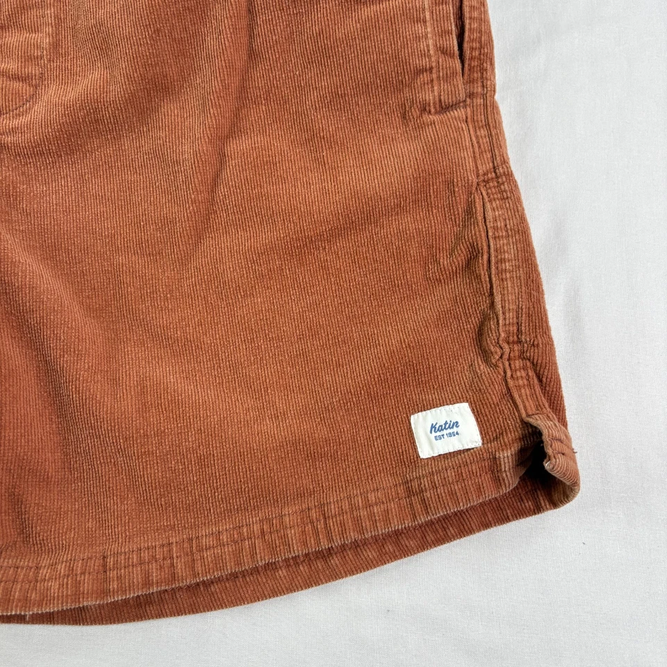 Pantalones Cortos Katin Pana Para Hombre Grandes Marrón Chino Elastizados Informales Surf Preppy Foto 2 de 4