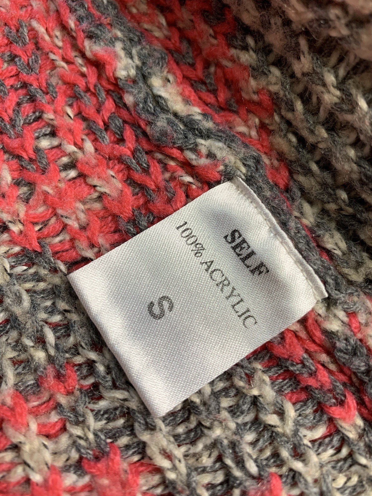 Eleven Star Small Aztec Pattern Open Front Sweate… - image 9