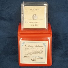 1974 The Franklin Mint Skylab 3 Eyewitness 1.3g Platinum Mini Coin 2998.61 per troy oz