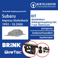 Für SUBARU Impreza Stufenheck Typ GC 1992-10.2000 AHK abn. +7pol sp. E-Satz TOP