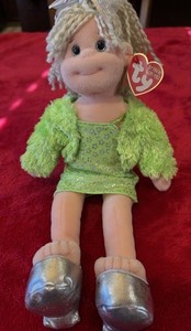 TY Beanie Boppers 2001 Glitzy Gabby Doll New with TY Tag 12” vintage collectible