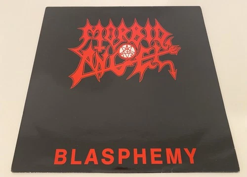 Morbid Angel  Blasphemy  '90  splatter LP Headache rec. Live Death image 2