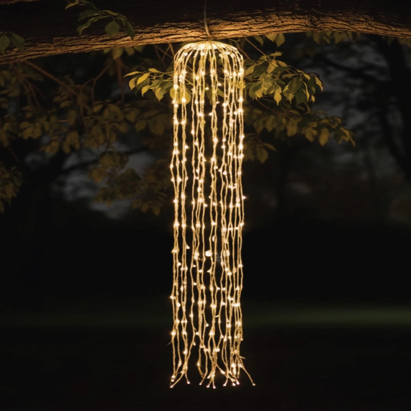 Holiday Bright Lights 4Ft Weeping Willow 440 LED Warm White Indoor Outdoor